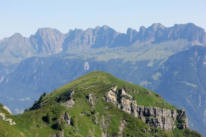 View back to the Garmil