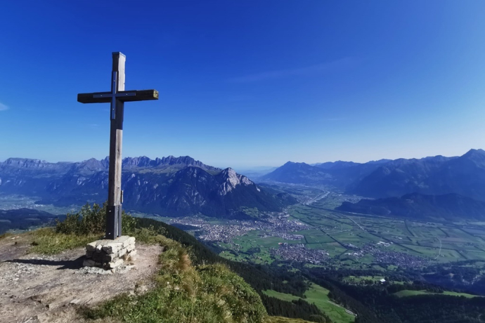 View from the Garmil into the valley