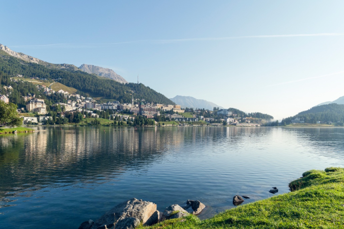 St. Moritz and Lake St. Moritz