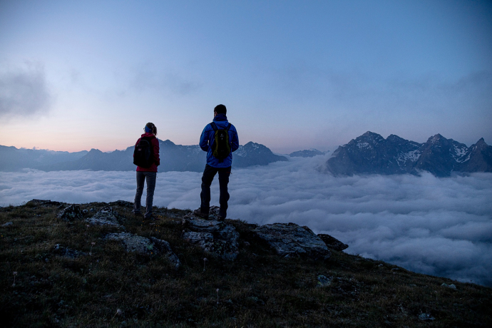 View from Muot da l'Hom