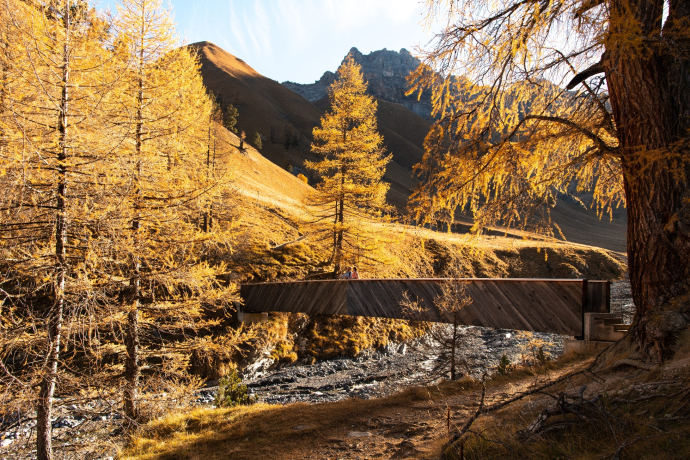Brücke über die Ova da Trupchun Brücke über die Ova da Trupchun