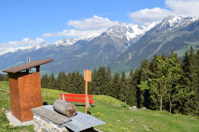 Feuerstelle/Grillplatz Bleika, Obersaxen