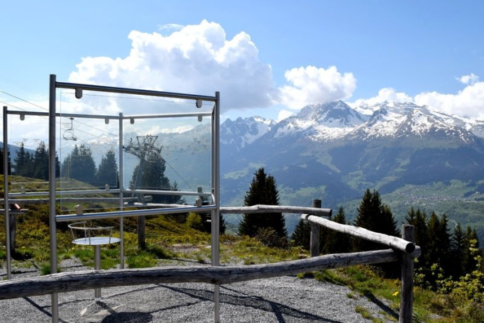 Durchblick Panoramatafel Kartitscha Durchblick Panoramatafel Kartitscha