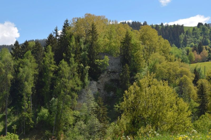 Burgruine Moregg, Obersaxen