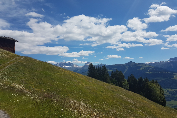 Aufstieg nach Scära