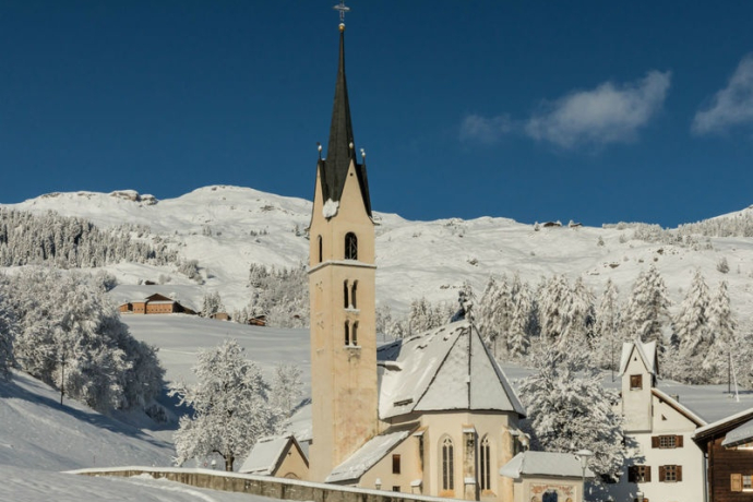 Winter, Kirche Nossadunna