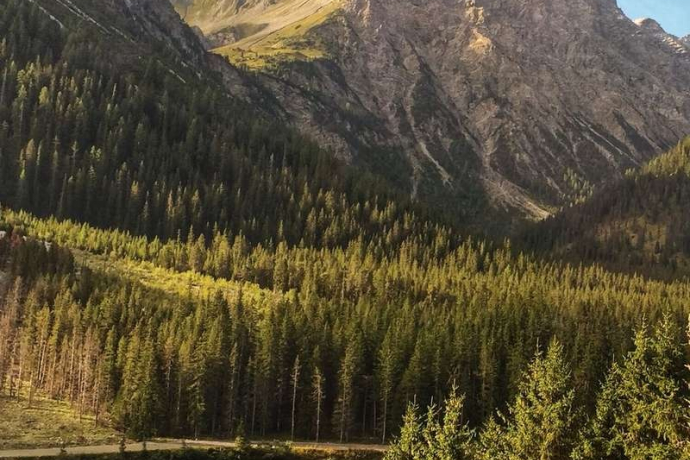 Veduta del bacino idrico