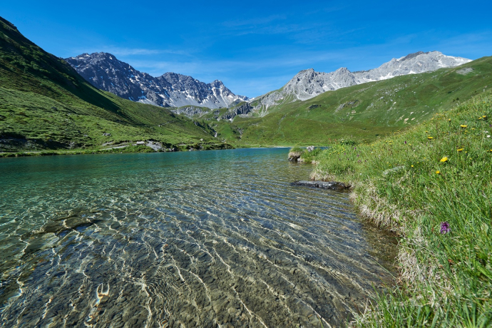 Schwellisee in the direction of Erzhorn