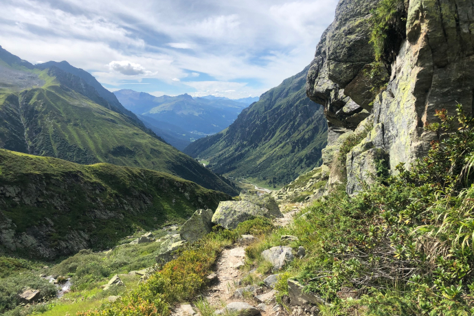 Weg Silvretta-Sardasca