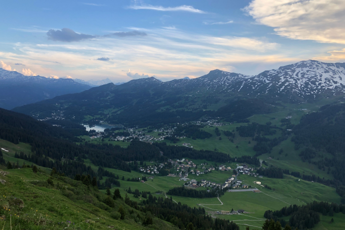 Vista verso Lenzerheide