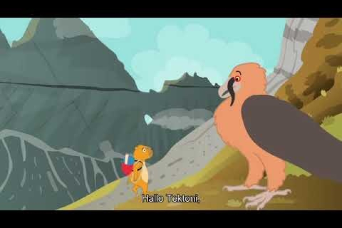 Tektoni POI 5 Trennlinie Glarner Hauptüberschiebung UNESCO Weltnaturerbe