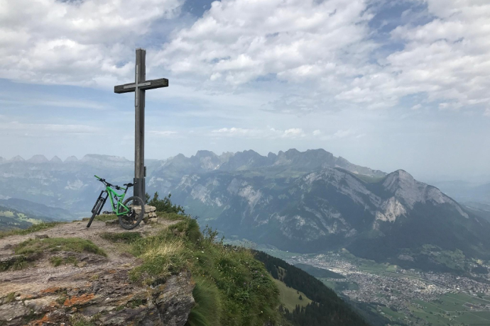Garmil with summit cross