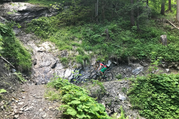 Bachübergang im Valeis