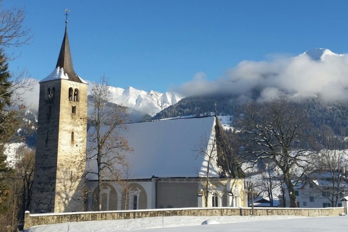 Kirche Sogn Vintschegn, Winter