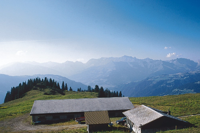 Herrlicher Ausblick ins Prättigau ab der Alp Larein