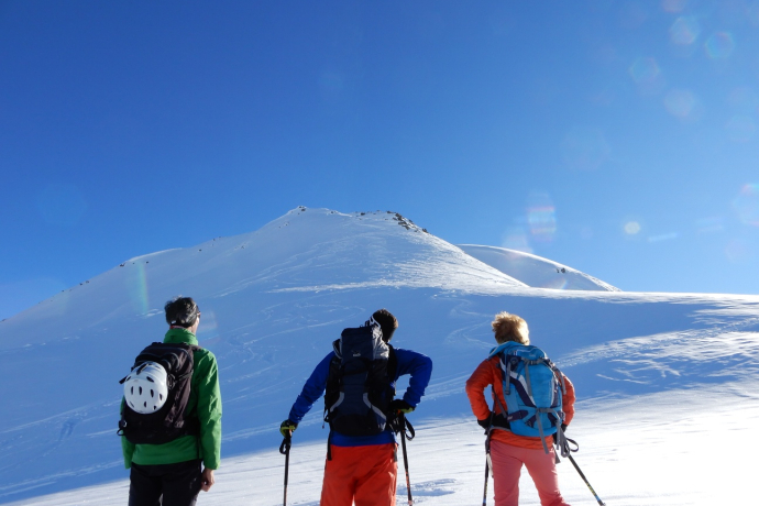 Letzter Aufstieg - Gipfelhang