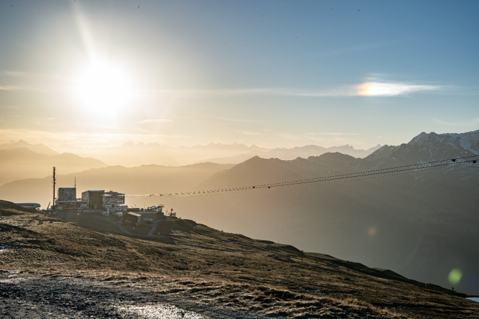 Crap Sogn Gion, au clair du matin