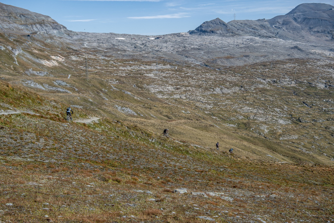 Weitblick auf den Vorab Gletscher