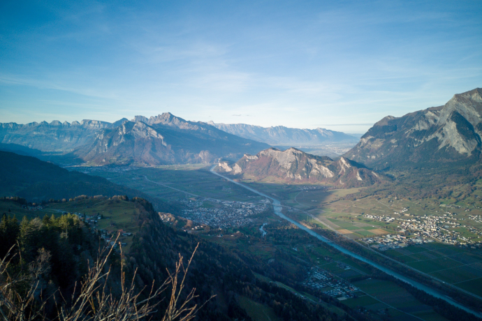 Ausblick vom Pizalun