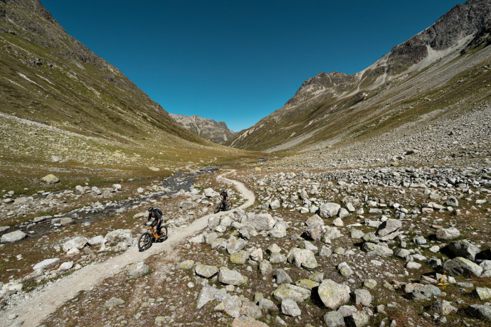 Val Suvretta mit viel Flow