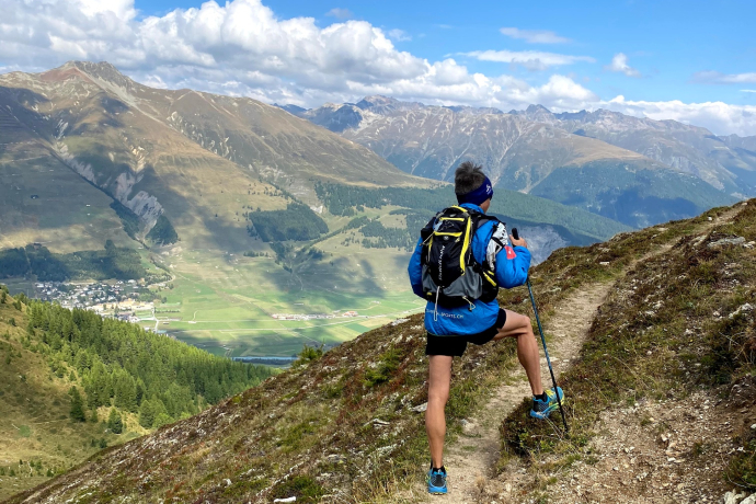 Aussicht vom Lej da Prastinaun