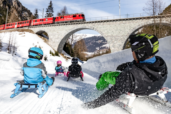 Schlittelbahn Preda - Bergün