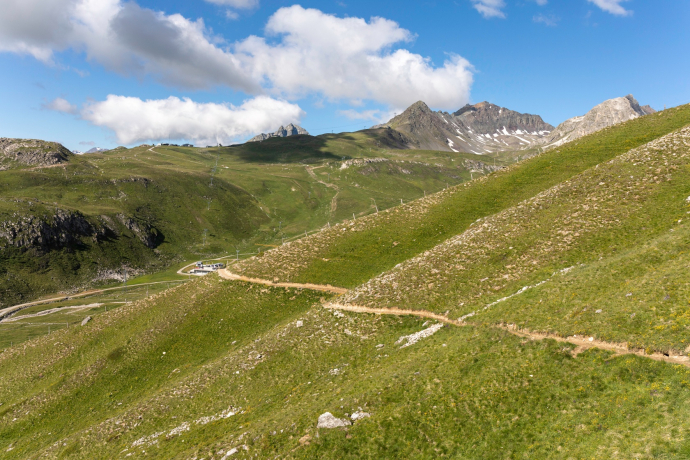 the Via Engiadina to Marguns