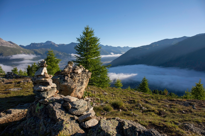 Aussicht von Muottas da Schlarigna