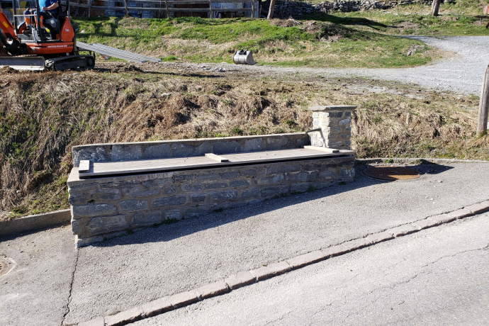 Wasserbrunnen Fidaz Pflanza