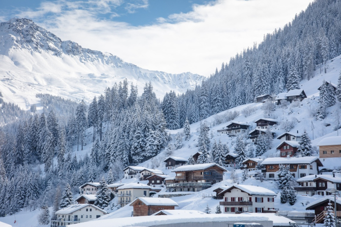 Churwalden in inverno