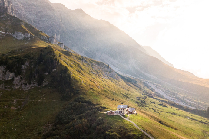 Schesaplanahütte oberhalb Seewis
