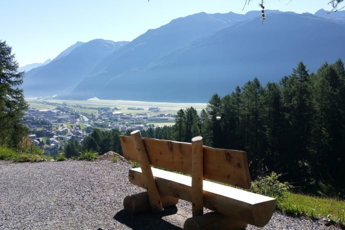 Aussicht auf Samedan