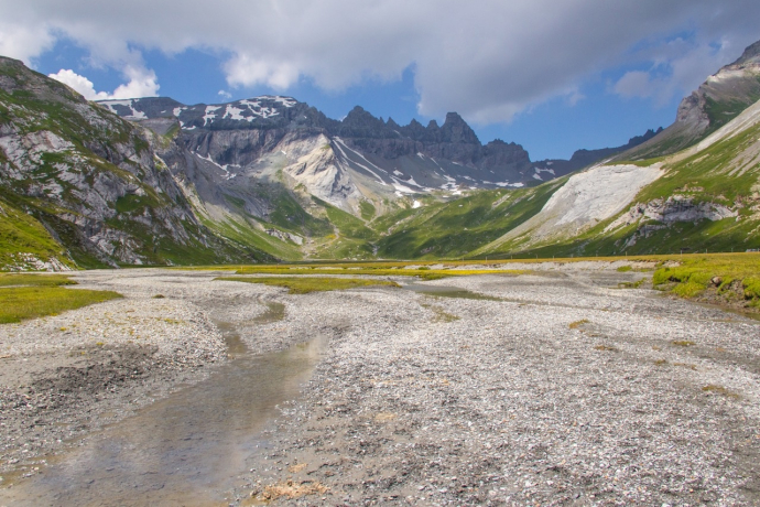 Blick auf den Unteren Segnesboden