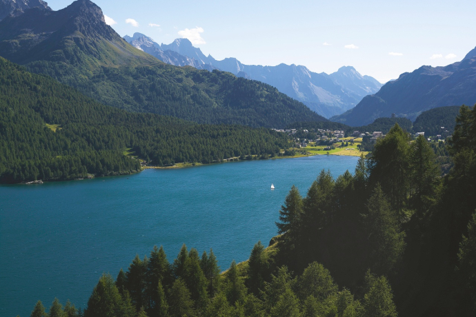 ENGADIN St. Moritz: Silsersee in summer