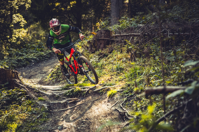 Alpenride Trail in the Alpenbikepark Chur
