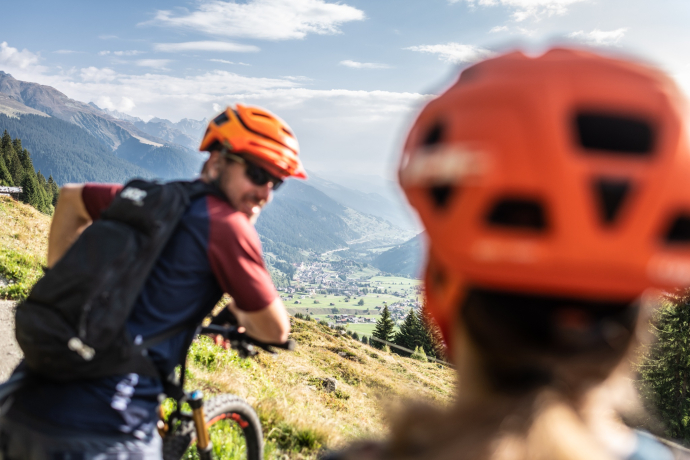 Blick in die Surselva