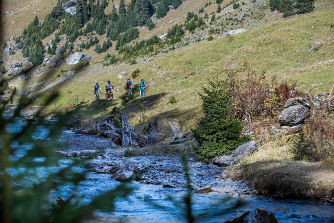 descents with short climbs