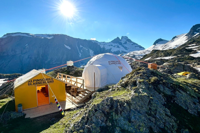 Basecamp auf dem Panixerpass.