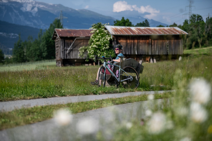 Rast oberhalb von Castrisch