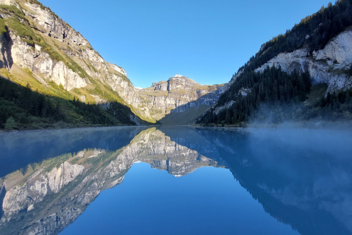 So schön kann ein Stausee sein.