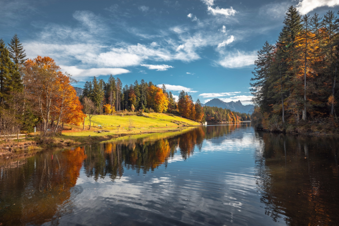 Chapfensee oberhalb von Mels