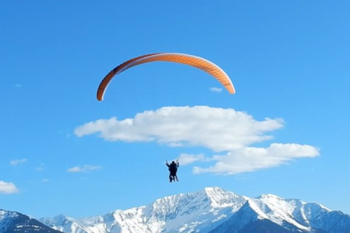 Gleitschirmfliegen mit Tandem