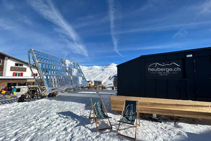 Sauna solaire Heuberge près du refuge Arflina