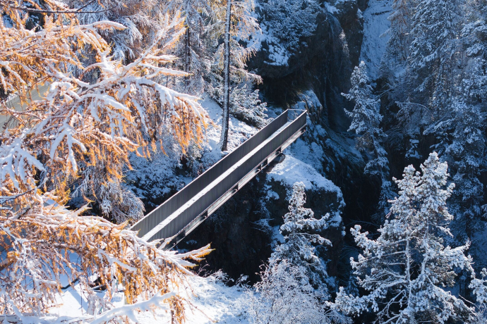 Erlebnisrundweg Wildwasserschlucht Ova da Bernina