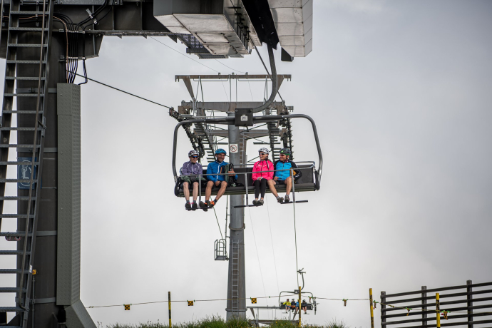 Bequemer Transport auf den Piz Mundaun