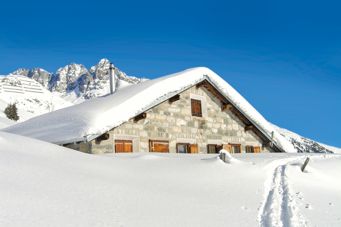 Alp Glivers im Winterkleid