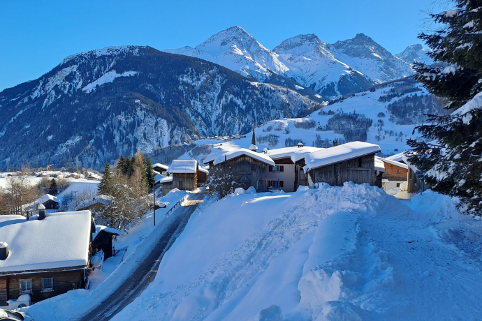 Blick zurück in Segnas