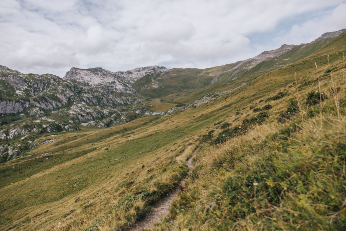 Das Chüacalanda ist nach langen felsigen Streckenabschnitten sanfter zu laufen.