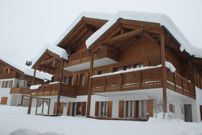 Aussenansicht Haus Winter