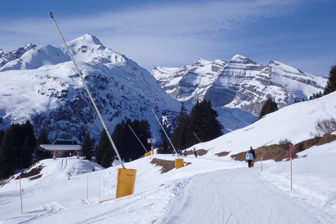 Die Schneelanzen gelten nicht für den Winterwanderweg